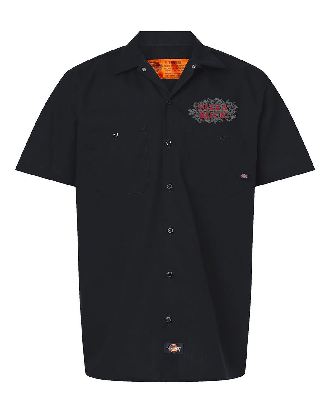 Pizza Rock Skull Las Vegas Work Shirt